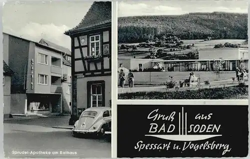 Bad Soden-Salmuenster Bad Soden-Salmuenster Sprudel Apotheke Rathaus  x / Bad Soden-Salmuenster /Main-Kinzig-Kreis LKR