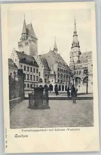 Aachen Aachen Verwaltungsgebaeude Rathaus * 1900 / Aachen /Aachen LKR
