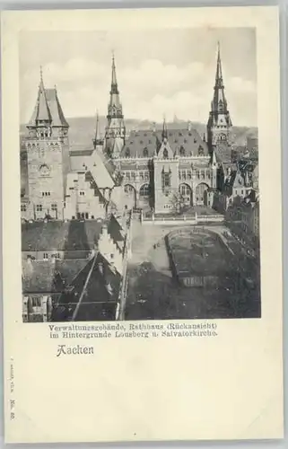 Aachen Aachen Lousberg Salvatorkirche Rathaus * 1900 / Aachen /Aachen LKR