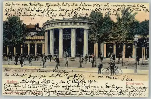 Aachen Aachen Elisenbrunnen x 1902 / Aachen /Aachen LKR