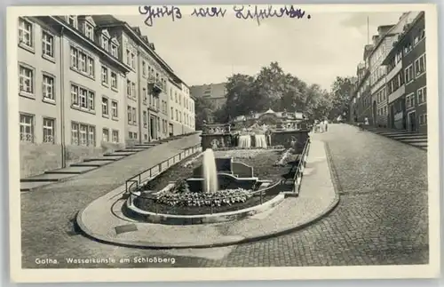Gotha Thueringen Gotha Wasserkuenste Schlossberg x 1941 / Gotha /Gotha LKR