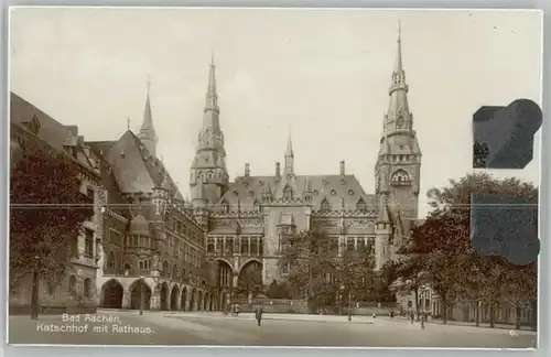 Aachen Aachen Katschhof Rathaus * 1930 / Aachen /Aachen LKR