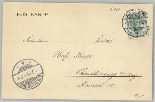 Aachen Aachen Dom x 1902 / Aachen /Aachen LKR