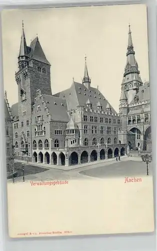 Aachen Aachen Verwaltungsgebaeude * 1910 / Aachen /Aachen LKR