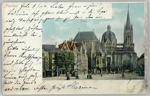 Aachen Aachen Dom x 1902 / Aachen /Aachen LKR