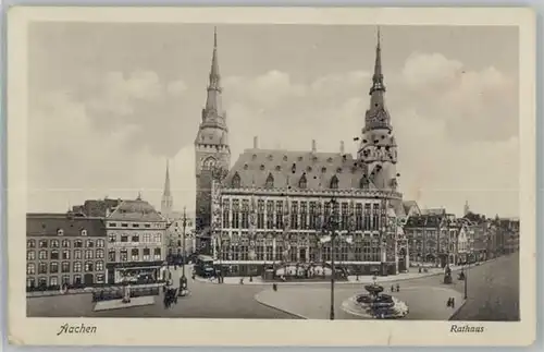 Aachen Aachen Rathaus Feldpost x 1915 / Aachen /Aachen LKR