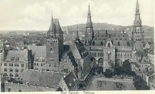 Aachen Aachen Rathaus * 1920 / Aachen /Aachen LKR