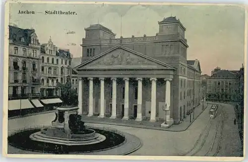 Aachen Aachen Theater Feldpost x 1914 / Aachen /Aachen LKR