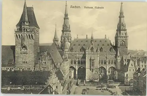 Aachen Aachen Rathaus * 1918 / Aachen /Aachen LKR