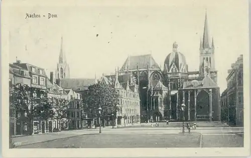 Aachen Aachen Dom Feldpost x 1918 / Aachen /Aachen LKR