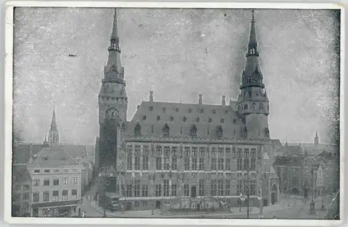 Aachen Aachen Rathaus Feldpost * 1918 / Aachen /Aachen LKR