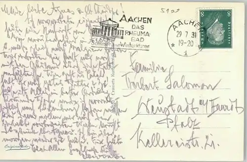 Aachen Aachen  x 1931 / Aachen /Aachen LKR