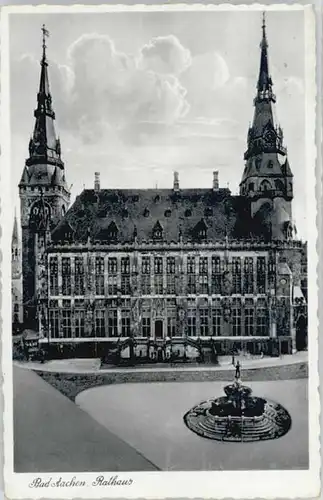 Aachen Aachen Rathaus x 1937 / Aachen /Aachen LKR