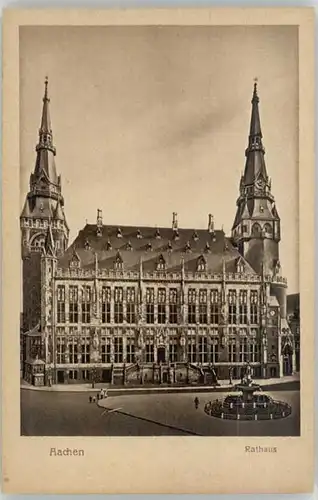 Aachen Aachen Rathaus * 1920 / Aachen /Aachen LKR