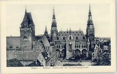 Aachen Aachen Rathaus Verwaltungsgebaeude * 1920 / Aachen /Aachen LKR