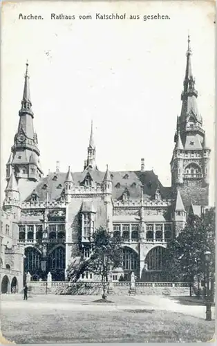 Aachen Aachen Rathaus * 1910 / Aachen /Aachen LKR