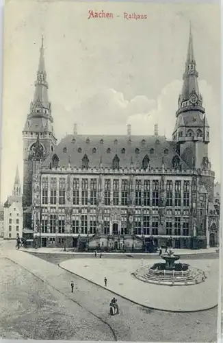 Aachen Aachen Rathaus x 1910 / Aachen /Aachen LKR