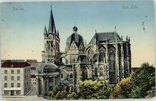 Aachen Aachen Dom Feldpost x 1910 / Aachen /Aachen LKR