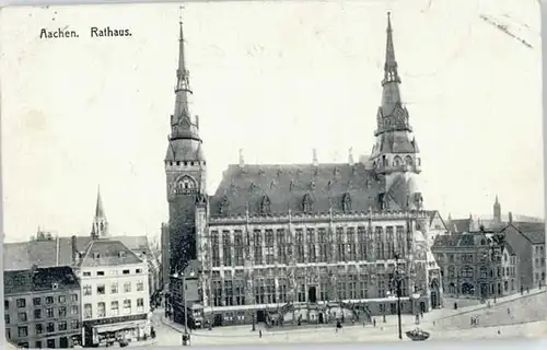 Aachen Aachen Rathaus Feldpost x 1915 / Aachen /Aachen LKR