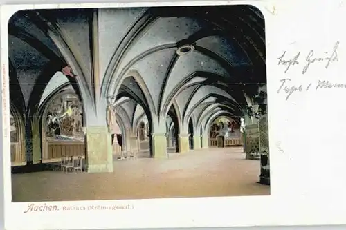 Aachen Aachen Rathaus x 1899 / Aachen /Aachen LKR