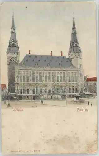 Aachen Aachen Rathaus * 1900 / Aachen /Aachen LKR