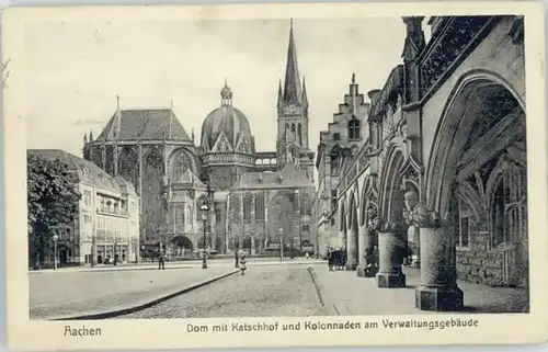 Aachen Aachen Dom x 1919 / Aachen /Aachen LKR