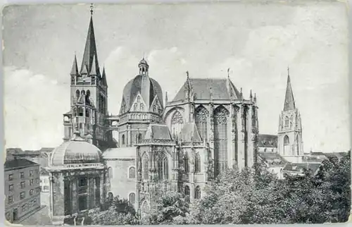 Aachen Aachen Dom Feldpost x 1917 / Aachen /Aachen LKR