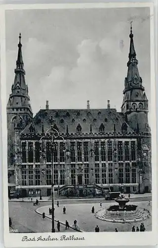 Aachen Aachen Rathaus Feldpost x 1940 / Aachen /Aachen LKR