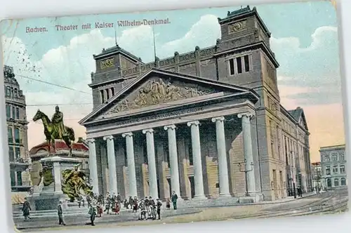 Aachen Aachen Theater Feldpost x 1915 / Aachen /Aachen LKR