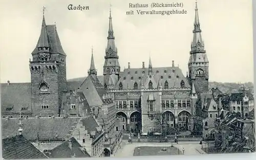 Aachen Aachen Rathaus Verwaltungsgebaeude * 1910 / Aachen /Aachen LKR