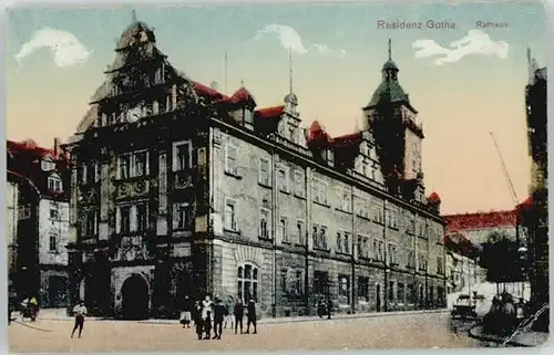 Gotha Thueringen Gotha Rathaus Feldpost x 1918 / Gotha /Gotha LKR