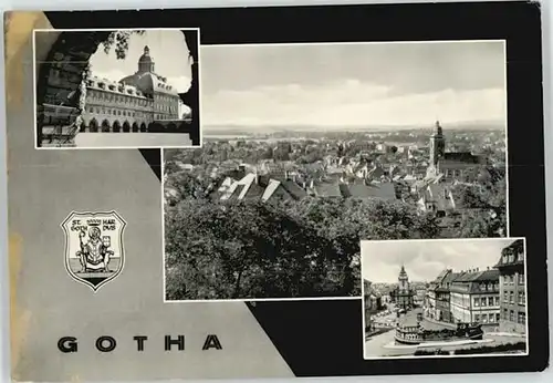 Gotha Thueringen Gotha Wappen Schloss Friedenstein x 1967 / Gotha /Gotha LKR