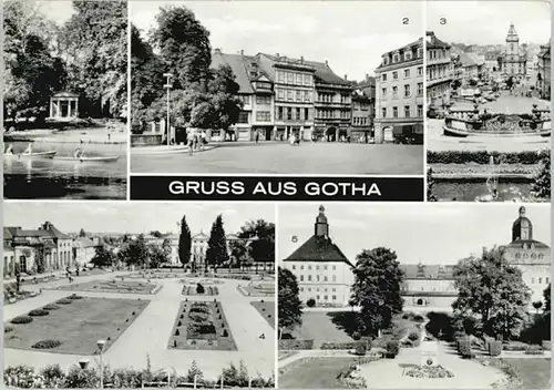 Gotha Thueringen Gotha Hauptmarkt Orangerie Schloss x 1965 / Gotha /Gotha LKR
