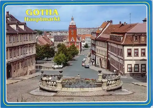 Gotha Thueringen Gotha Hauptmarkt Wasserkunst * 1970 / Gotha /Gotha LKR