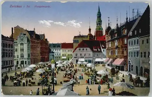 Zwickau Sachsen Zwickau Hauptmarkt x / Zwickau /Zwickau LKR