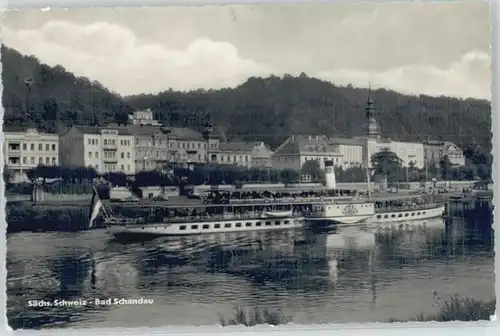 Bad Schandau Bad Schandau Dampfer Leipzig x / Bad Schandau /Saechsische Schweiz-Osterzgebirge LKR