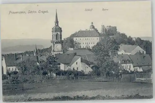 Frauenstein Sachsen Frauenstein Sachsen Schloss Ruine * / Frauenstein Sachsen /Mittelsachsen LKR