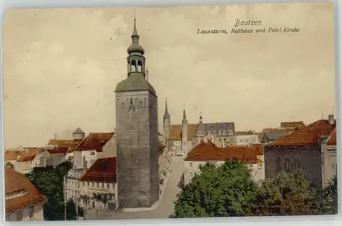 Bautzen Bautzen Lauenturm Rathaus Petrikirche x / Bautzen /Bautzen LKR