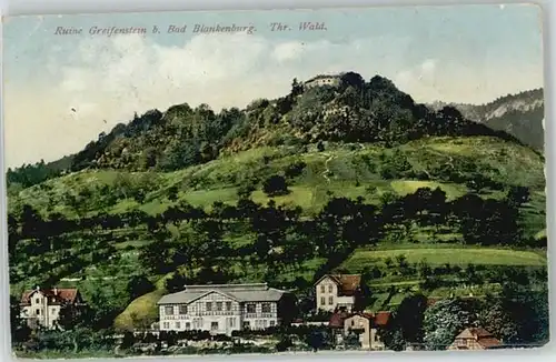 Bad Blankenburg Bad Blankenburg Ruine Greifenstein x / Bad Blankenburg /Saalfeld-Rudolstadt LKR