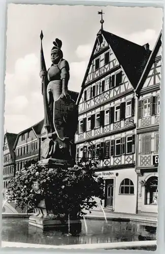 Bad Mergentheim Bad Mergentheim Milchlingsbrunnen Hotel zum Straussen x / Bad Mergentheim /Main-Tauber-Kreis LKR