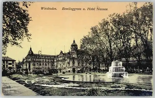 Wiesbaden Wiesbaden Bowlinggreen Hotel Nassau x / Wiesbaden /Wiesbaden Stadtkreis