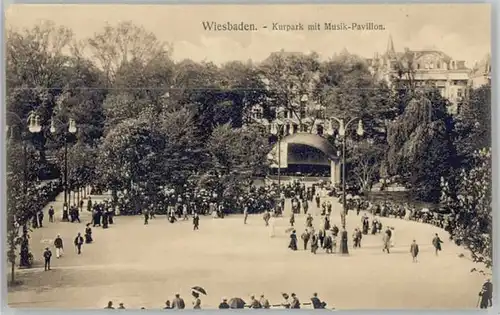 Wiesbaden Wiesbaden Kurpark Musikpavillon * / Wiesbaden /Wiesbaden Stadtkreis