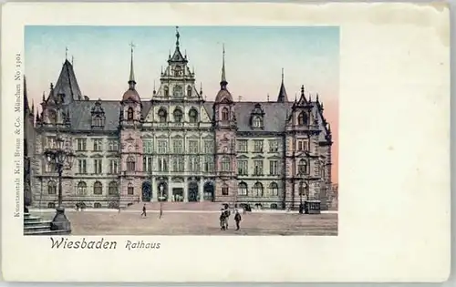 Wiesbaden Wiesbaden Rathaus * / Wiesbaden /Wiesbaden Stadtkreis