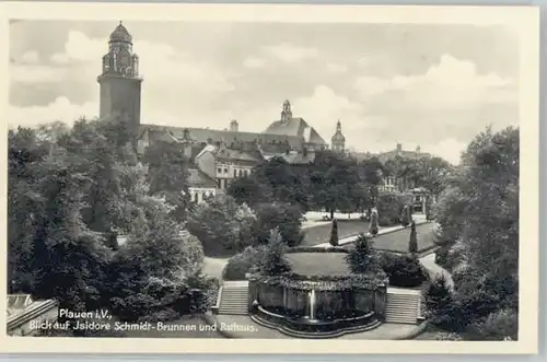 Plauen Vogtland Plauen Isidore Schmidt-Brunnen  * / Plauen /Vogtlandkreis LKR