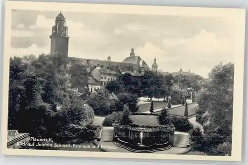 Plauen Vogtland Plauen Isidore Schmidt-Brunnen  * / Plauen /Vogtlandkreis LKR