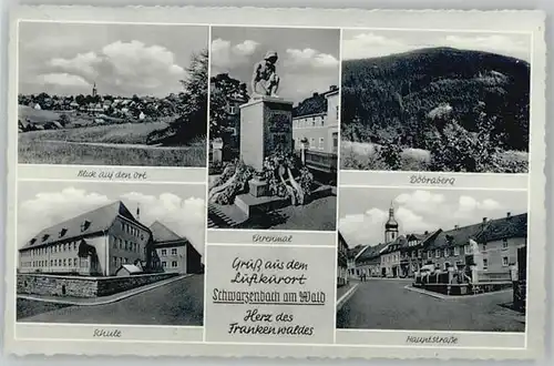 Schwarzenbach Wald Schwarzenbach Wald Schule Hauptstrasse * / Schwarzenbach a.Wald /Hof LKR