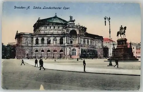 Dresden Dresden Oper * / Dresden Elbe /Dresden Stadtkreis