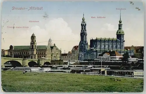 Dresden Dresden Staendehaus Hofkirche  x / Dresden Elbe /Dresden Stadtkreis