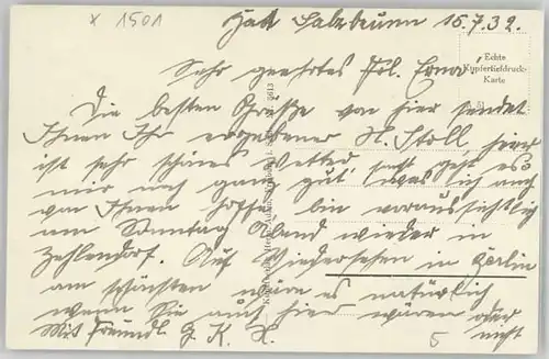 Salzbrunn Salzbrunn [handschriftlich] Fuerstenstein Schloss * / Beelitz /Potsdam-Mittelmark LKR
