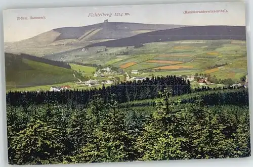 Fichtelberg Oberwiesenthal Fichtelberg Oberwiesenthal [handschriftlich] [Stempelabschlag] x / Oberwiesenthal /Erzgebirgskreis LKR